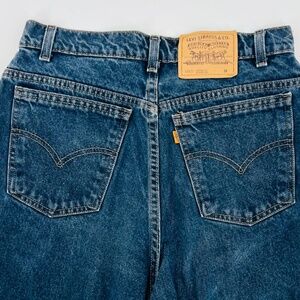 1996 Levi’s Orange Tab Tapered Fit Tapered Leg Denim Jeans 12 MED 921 Vintage